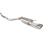 Scorpion Car Exhaust Cat-Back System (Non-Resonated) Daytona (Standard Rear Valance) - Ford Fiesta Ecoboost 1.0T 100-125-140 PS 2013 - 2017