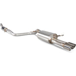 Scorpion Car Exhaust Cat-Back System (Resonated) Daytona (Standard Rear Valance) - Ford Fiesta Ecoboost 1.0T 100-125-140 PS 2013 - 2017