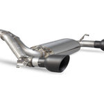 Scorpion Car Exhaust Cat-Back System (Electronic Valve) Daytona Black - Ford Focus RS MK3 2016 - 2019