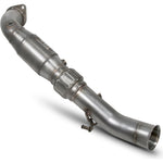 Scorpion Car Exhaust Downpipe with High Flow Sports Catalyst - Ford Focus RS MK3 2016 - 2019