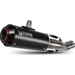 Scorpion Red Power Black Ceramic Exhaust - Honda CBR500R 2019 - 2021