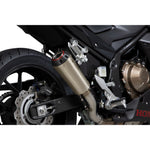 Scorpion Red Power Titanium Exhaust - Honda CBR500R 2019 - 2021