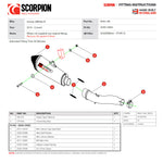 Scorpion Serket Taper Stainless Steel Exhaust - Honda CBR500R 2019 - 2021