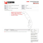 Scorpion Car Exhaust Downpipe with High Flow Sports Catalyst - Mini Cooper S Clubman R55 2007 - 2014