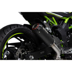 Scorpion Red Power Black Ceramic Exhaust - Kawasaki Z125 2018 - 2021