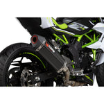 Scorpion Serket Parallel Carbon Fibre Exhaust - Kawasaki Z125 2018 - 2021