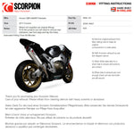 Scorpion Serket Parallel Stainless Steel Ron Haslam Track Exhaust - Honda CBR1000RR Fireblade 2017 - 2019