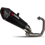 Scorpion Serket Taper Carbon Fibre Exhaust - Honda CB 125 F Full System 2017 - 2020