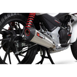 Scorpion Serket Taper Stainless Steel Exhaust - Honda CB 125 F Full System 2017 - 2020