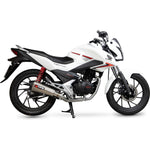 Scorpion Serket Taper Stainless Steel Exhaust - Honda CB 125 F Full System 2017 - 2020