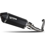 Scorpion Serket Parallel Full System Black Ceramic Exhaust - Honda Forza 300 2018 - 2021