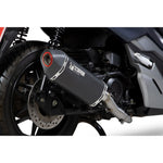 Scorpion Serket Parallel Full System Black Ceramic Exhaust - Honda Forza 300 2018 - 2021