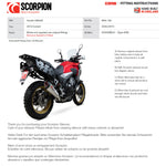 Scorpion Serket Taper Carbon Fibre Slip-On Exhaust - Honda CB500X 2019 - 2020