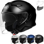 Shoei J-Cruise 2 Plain Open Face Motorcycle Helmet & Visor