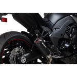 Scorpion Red Power Black Ceramic Slip-On Exhaust (Pair) - Kawasaki Z1000 2017 - 2020