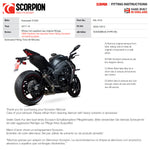 Scorpion RP1-GP Carbon Fibre Slip-On Exhaust (Pair) - Kawasaki Z1000 2017 - 2020