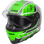 Spada SP1 Raptor Motorcycle Helmet & Visor