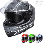 Spada SP1 Raptor Motorcycle Helmet & Visor