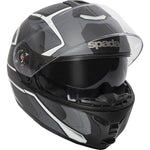 Spada Orion Slate Flip Front Motorcycle Helmet & Visor