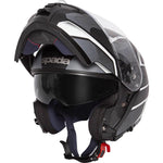 Spada Orion Slate Flip Front Motorcycle Helmet & Visor