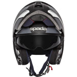 Spada Orion Slate Flip Front Motorcycle Helmet & Visor