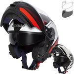 Spada Orion Pixel Flip Front Motorcycle Helmet & Visor