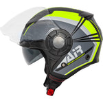 Spada Lycan Strobe Open Face Motorcycle Helmet & Visor