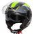 Spada Lycan Strobe Open Face Motorcycle Helmet & Visor