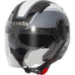 Spada Lycan Strobe Open Face Motorcycle Helmet & Visor