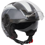 Spada Lycan Strobe Open Face Motorcycle Helmet & Visor