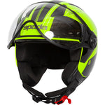 Spada Hellion Twist Open Face Motorcycle Helmet & Visor