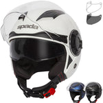 Spada Lycan Open Face Motorcycle Helmet & Visor