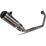 Scorpion Red Power Full System Satin Titanium Exhaust - Suzuki GSX-S 125 2017 - 2021