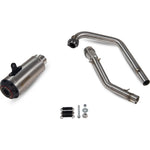 Scorpion Red Power Full System Satin Titanium Exhaust - Suzuki GSX-S 125 2017 - 2021