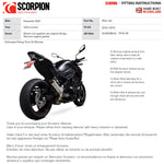 Scorpion Red Power Stainless Steel Slip-On Exhaust - Kawasaki Z900 (Euro 5) 2020 - 2021