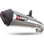 Scorpion Serket Taper Stainless Steel Slip-On Exhaust - Kawasaki Z900 (Euro 5) 2020 - 2021