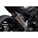 Scorpion Serket Taper Satin Titanium Slip-On Exhaust - Kawasaki Z900 (Euro 5) 2020 - 2021