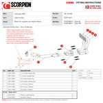 Scorpion De-Cat Race Header Pipes - Kawasaki Z900 (Euro 5) 2020