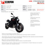 Scorpion De-Cat Race Header Pipes - Kawasaki Z900 (Euro 5) 2020