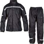 Spada Aqua Quilt Motorcycle Jacket & Trousers Black Kit