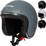 Spada Classic Plain Open Face Motorcycle Helmet