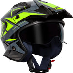 Spada Rock Stream Open Face Motorcycle Helmet & Visor