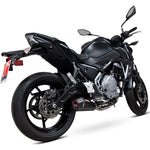 Scorpion Serket Taper Full System Carbon Fibre Exhaust - Kawasaki Z650 2017 - 2021