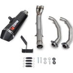 Scorpion Serket Taper Full System Carbon Fibre Exhaust - Kawasaki Z650 2017 - 2021