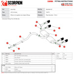 Scorpion Car Exhaust GPF-Back System (Non-Resonated) Carbon Fibre Ascari - Audi SQ2 GPF Model 2019 - 2021