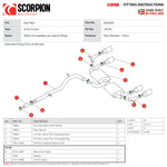 Scorpion Car Exhaust GPF-Back System (Non-Resonated) Daytona - Audi SQ2 GPF Model 2019 - 2021