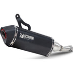 Scorpion Serket Parallel Black Ceramic Slip-On Exhaust - Vespa GTS300 (Euro 5) 2020 - 2021