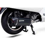 Scorpion Serket Parallel Black Ceramic Slip-On Exhaust - Vespa GTS300 (Euro 5) 2020 - 2021