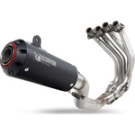 Scorpion Red Power Full System Black Ceramic Exhaust - Kawasaki Ninja ZX-25R 2020 - 2021