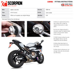 Scorpion Serket Taper Stainless Steel Slip-On Exhaust - BMW S1000 RR 2019 - 2021